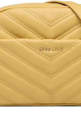 Elegante borsa a tracolla KONO in pelle PU con nappe a forma di V, compatta e versatile, perfetta per l'uso quotidiano e come regalo.
