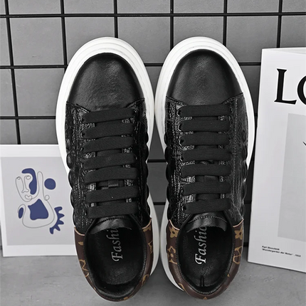 Leather Shoes Men's Skateboard Cricket for Men Sports Running Sneakers Male Luxury Designer Flats Platform