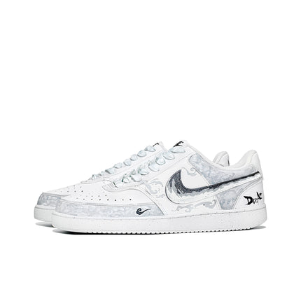 Scarpe da skateboard basse Nike Court Vision 1 Dreamlike Stunning Unisex Grigie