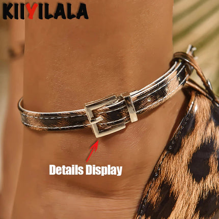 Yellow Leopard Print 12cm High Heels Women's Stiletto Heels 1cm Belt Buckle Sexy Party Pumps Ladies Dress Shoes Plus Size 35-46 PlatiNum