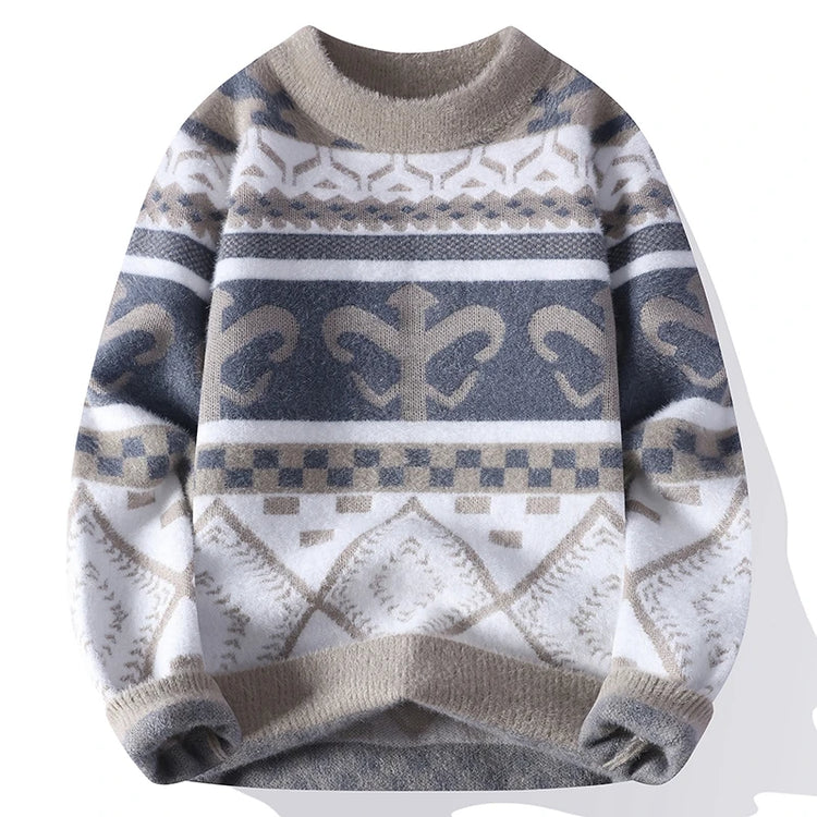 Winter Sweaters for male men thick O-neck sweater men Student youth sweaters autumn Men's wool Casual Knitwear Pullover