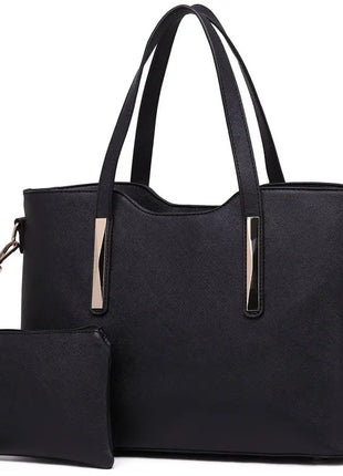 Borsa da donna Miss Lulu di medie dimensioni, elegante borsa a tracolla e borsa a mano, set shopper da 2 pezzi
