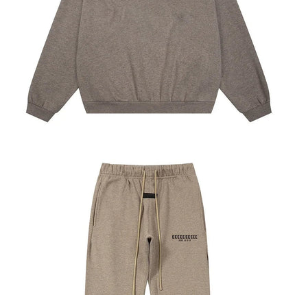 25fw Classic Brand Hoodies Sweatpants Set High Quality Fleece Sweatshirts Men Women Hiphop Streetwear Oversize Tracksuits Sets PlatiNum