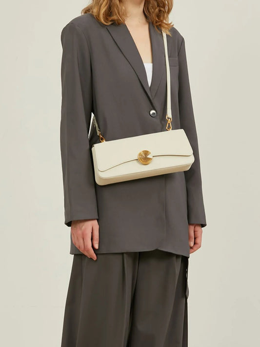 Women's Baguette Bag Leather Armpit Bag Premium Crossbody Bag Casual commuting fashion shoulder bag