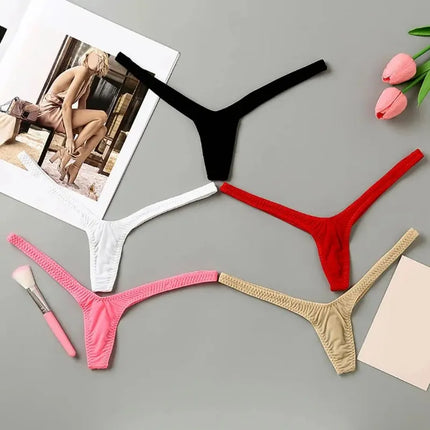 Women Thong Low-Rise G-string Mini Sexy Underwear Micro Bikini Bottom Thongs Female Panty
