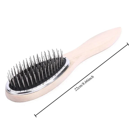 Professional Detangling Steel Comb - Anti-Static Wig Brush for Hair Extensions Styling Training Tool 2028