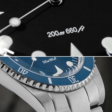 ADDIESDIVE New Gift Watch For Men AD2068 Quartz Watches 39mm Waterproof 200m Ceramic Bezel BGW9 Luminous Diving Leisure Wristwat