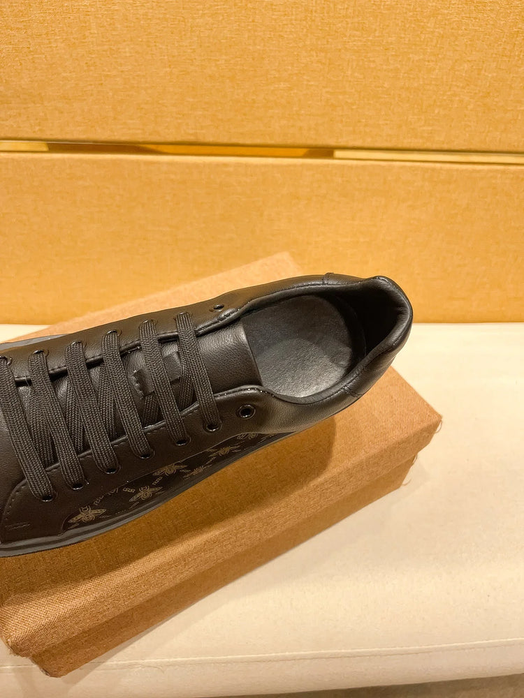 Men's Handmade Leather Lac-up Sport Shoes Comfortable Casual Design Sneakers Hot Sale Sports Footwear