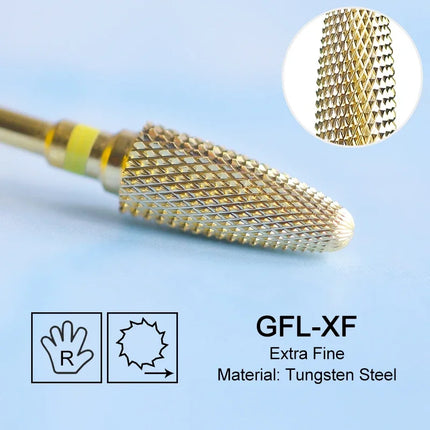 Carbide Large Cone Nail Drill Bits Electric Milling Cutter For Gel Polish Removal Grinding DIY Home Salon Manicure Pedicure Nail Art Accessories Supplies