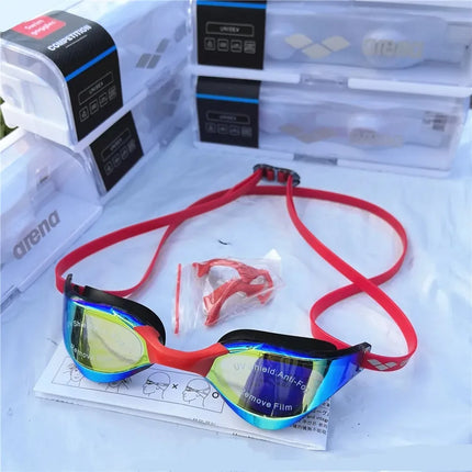 Arema pro Swim Goggles Professional Racing Waterproof Anti-fog High-definition UV400 Competition Training Swimming Equipment