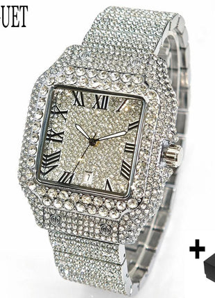 Orologio da Donna UNIGUET di Lusso alla Moda, Elegante Quadrante Piccolo con Diamanti Rosa, Mini Orologio da Polso al Quarzo Bling-Bling da Donna, Regalo platinumshop
