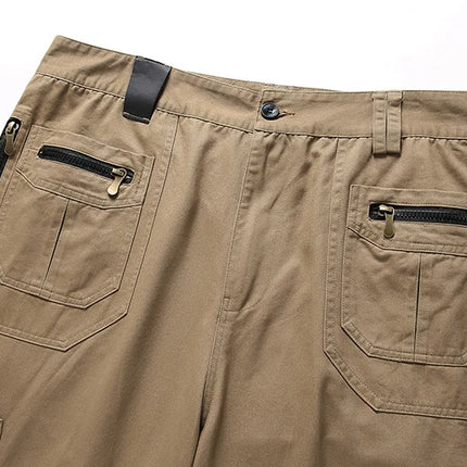 Cargo Pants Cotton Tactical Casual Pants Men Multi-Pockets Casual Pants Traninig Work Trousers For Man 2024 Plus Size 5XL
