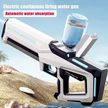 Pistole ad Acqua Elettriche per Adulti, Potenti Spruzzi Automatici, Pistole ad Acqua con Serbatoio, Giocattolo Estivo per Bambini e Ragazzi