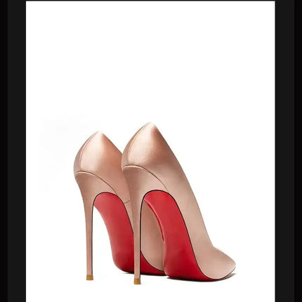 Tacchi Alti da Donna 2026 Nuova Tendenza Scarpe con Tacco a Spillo a Punta in Seta 12cm Sexy per Feste Matrimoni Scarpe di Lusso di Alta Qualità Firmate platinumshop