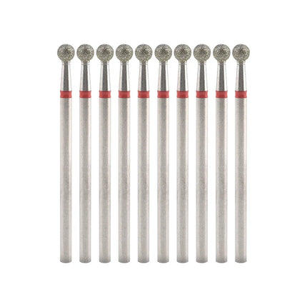 10Pcs Diamond Milling Cutter For Manicure Electric Nail Drill Bits Accessory Pedicure Machine Nail File Gel Remover Tool uñas Accesorios Y Herramientas