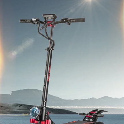 Monopattino elettrico fuoristrada BOYUEDA Q7Pro con motore da 1600W, batteria da 52V 19AH, pneumatici da 10 pollici, pieghevole, con sedile rimovibile
