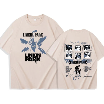Linkin Park T-shirt Men Women Harajuku O-Neck Casual Summer Shirt Fan Gift Tracksuit Clothing for Men Ropa Para Hombre