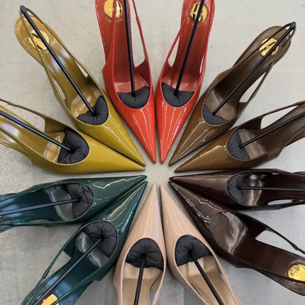 Scarpe per le donne 2026 Sandali da donna con tacco alto 9,5 cm Taglia 34-43 Scarpe da donna estive a punta di nuova moda Sandalias De Mujer