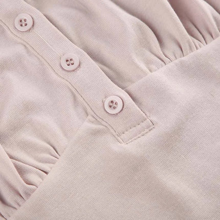 Sweet Button Up Women's Summer Top Cute Slim Fit Contrast Lace Stitching Bow Square Collar T-Shirt Y2K Korean Tees