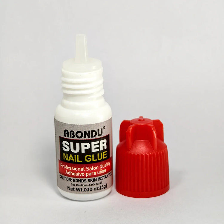 Super Nail Glue Professional Salon Quality, Fast Drying Strong Hold Nail Adhesive for Acrylic Nails Fake Nail Tips Press On Nails, Long Lasting Secure Bond Nail Glue for Home DIY Salon Nail Art Repair, Quick Dry Mini Travel S