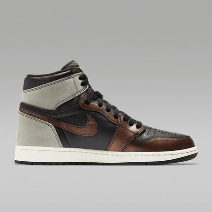 Scarpe da basket alte Nike AIR JORDAN 1 autentiche da uomo 555088-033 platinumshop