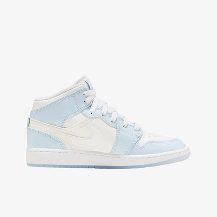 Scarpe casual Nike originali Air Jordan 1 Mid SE GS da donna per bambini grandi FQ9117-400 platinumshop