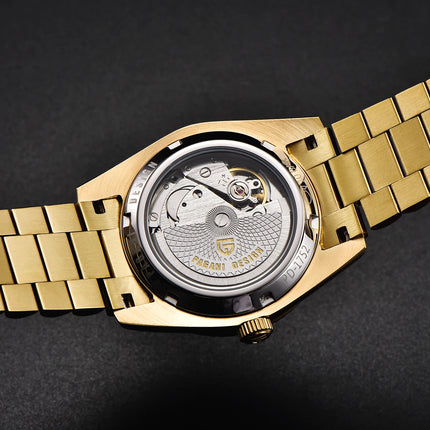 Orologi da uomo PAGANI DESIGN DD36 Gold, orologio automatico di lusso da uomo, vetro zaffiro AR, orologio da polso meccanico, consegna dal magazzino UE.