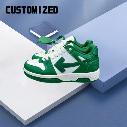 Low-Top Lace-Up Fashionable Sneakers With Round Heads, Multiple Color Options, Durable And Comfortable Couple Shoes High Level O