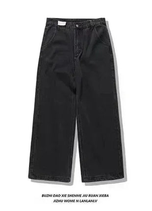 Jeans larghi ricamati modello Joker di tendenza della moda americana Donna Street Y2K Nuovi pantaloni a gamba larga oversize Hip Hop Jeans unisex