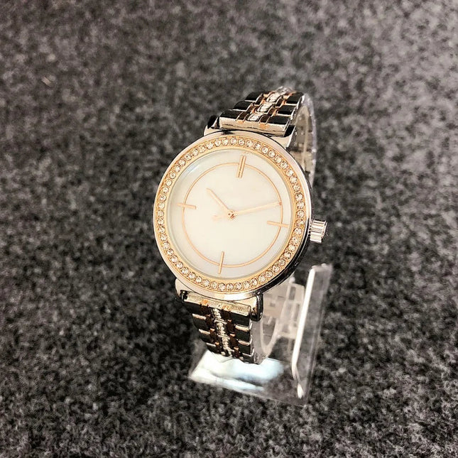 Orologi di Lusso in Cristallo per Donne, Marca di Moda, Orologio al Quarzo con Diamanti per Signore, Orologi da Polso Femminili in Acciaio, Relogio Feminino, Regalo platinumshop