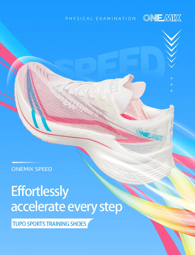 ONEMIX 2026 Tupo Nuove Scarpe da Corsa Marathon con Piastra in Carbonio, Supporto Stabile per Assorbimento degli Urti, Sneakers Ultraleggere con Rimbalzo platinumshop