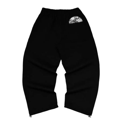 Street wear punk hip hop men suit Y2K new American gothic Harajuku embroidery design jumper oversized casual loose sports suit PlatiNum