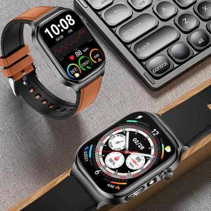 2026 Nuovo Misurazione Accurata Salute Smart Watch ECG + PPG Acido Urico Pressione Sanguigna Lipidi Nel Sangue Chiamata BT Smartwatch Per Le Donne Degli Uomini platinumshop