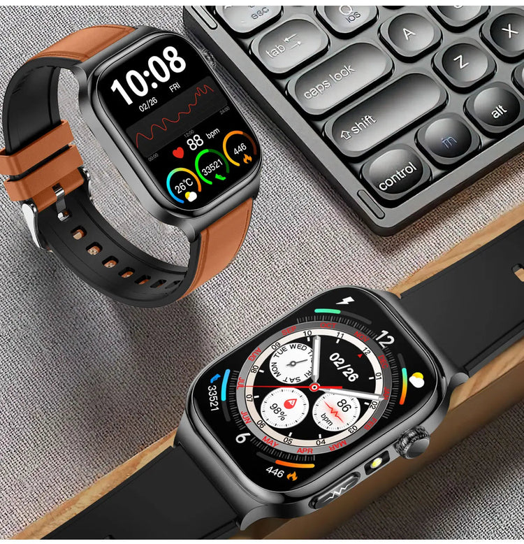 2026 Nuovo Misurazione Accurata Salute Smart Watch ECG + PPG Acido Urico Pressione Sanguigna Lipidi Nel Sangue Chiamata BT Smartwatch Per Le Donne Degli Uomini platinumshop