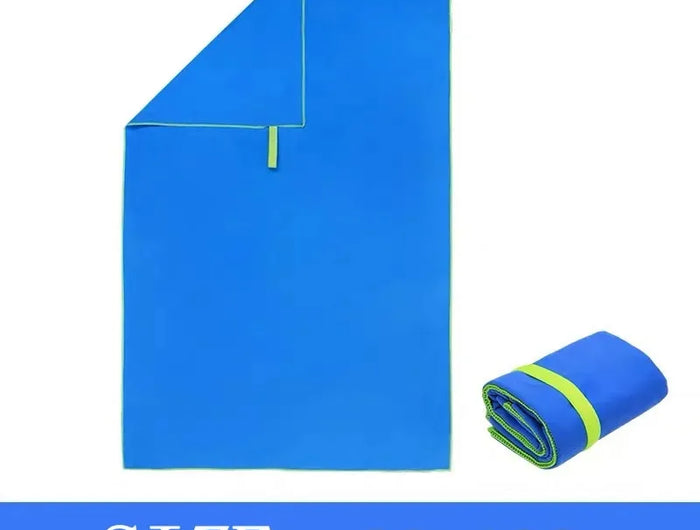 80x130 Serviette de plage pour la natation à séchage rapide Serviette portable pour les sports de plein air Fitness Serviette en fibre ultra fine Légère en microfibre absorbante