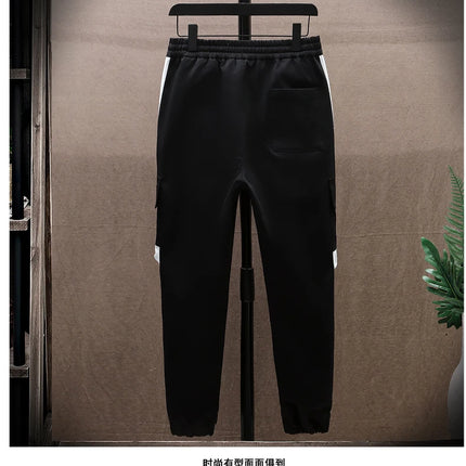 Autumn Men Tracksuit Casual Spring Sportswear Hooded patchwork Jackets Pants 2 Piece Sets Hip Hop Running Sports Suit