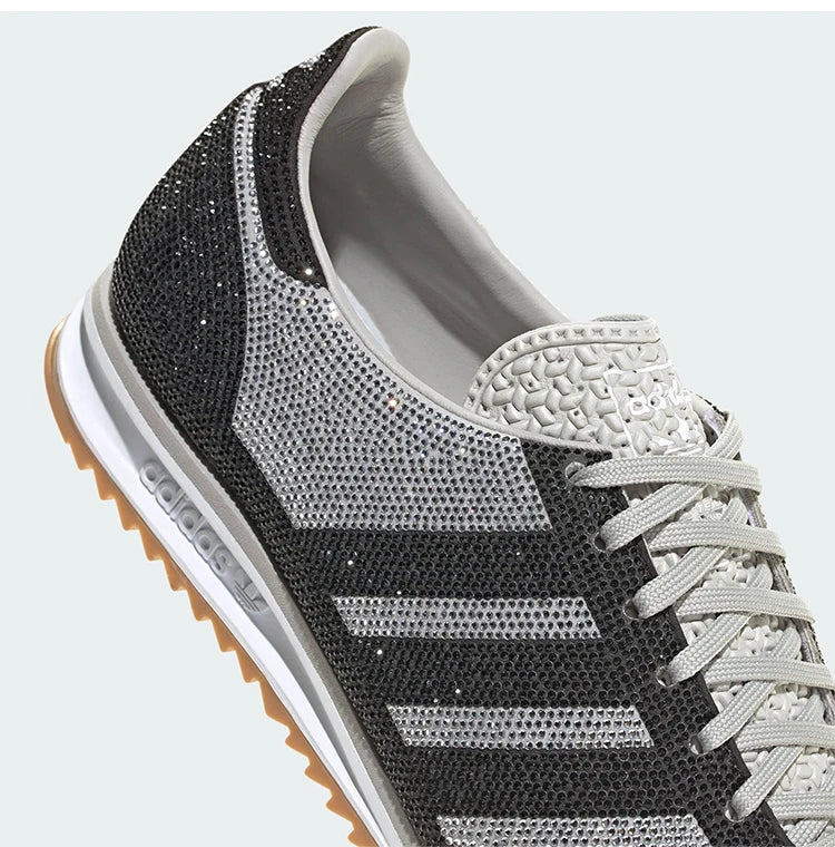 Scarpe sportive Adidas originali da donna con suola sottile, stile classico retrò, modello KJ6151