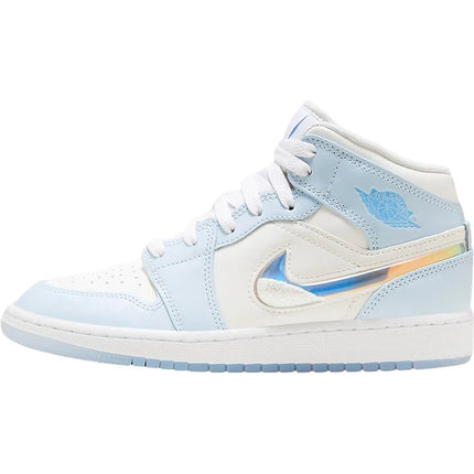Scarpe casual Nike originali Air Jordan 1 Mid SE GS da donna per bambini grandi FQ9117-400 platinumshop