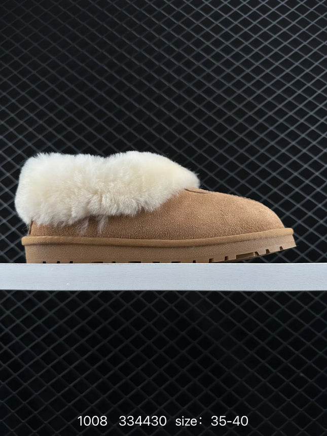 2026 HOT NEW Classic Ultra Mini Platform Boots Leather Suede Wool Comfort Winter Womens Fur Slippers ‮04-53 seziS uggS