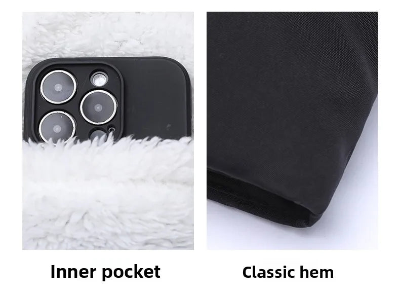 Winter Stand Collar Down Jacket Men Warm Plush Cotton Clothes Comfortable Versatile Parkas Thickened Fleece Lined Puffer Jackets