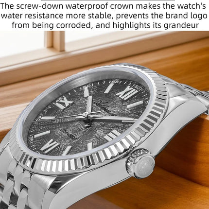 ADDIESDIVE New 36mm Watch for Men AD2512 Luxury Sapphire VH31 Quartz Wristwatch 100m Waterproof Stainless Steel Luminous Watches