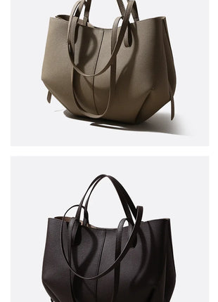 2026 Borse a Mano in Vera Pelle di Prima Qualità per Donna, Borsa a Spalla Grande di Alta Qualità, Borse da Viaggio, Borsa da Viaggio alla Moda per Donna, Marrone