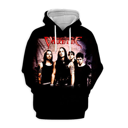 Bullet For My Valentine Rock Band 3D Print Hoodies Men Women Oversized Sweatshirts Hoodie Male Pullovers Tracksuits Man Clothing