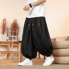 Pantaloni Estivi da Uomo in Seta Ghiaccio Sottile Traspirante, Pantaloni alla Moda a Lanterna, Casual, Comodi, a Gamba Larga, Taglie Forti fino alla 8XL