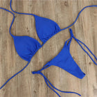 Moda tinta unita Sexy perizoma perizoma Backless Split costume da bagno costume da bagno brasiliano costumi da bagno Bikini Set platinumshop