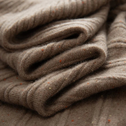 2025 New Grace Women's Cashmere Long Pleated Skirt Autumn Winter Office Lady Cashmere Skirt 100% Cashmere Pupular Dress Skirt PlatiNum