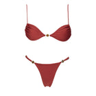 Diamond Bikini 2025 Costume da bagno donna sexy Costumi da bagno femminili Micro bikini Set costume da bagno a fascia Beachwear Rosso brasiliano Biquini platinumshop