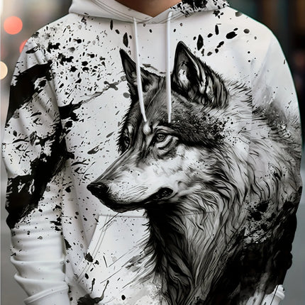 Animal Wolf Tiger 3D Print Hoodies Men Women Fashion Streetwear Hooded Sweatshirts Oversized Hoodie Pullovers Tops Man Clothing