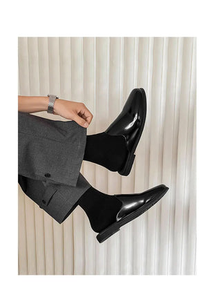 Nuovi Mocassini da Uomo 2026, Scarpe Eleganti di Lusso in Pelle Verniciata, Antiscivolo, per Esterni, Estive, Fatti a Mano