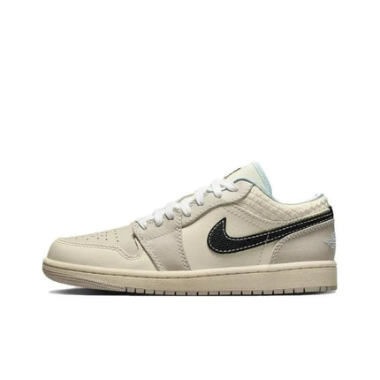 Scarpe da basket unisex Nike Air Jordan 1 Low, design classico con comfort ammortizzato per abbigliamento casual e basket HV4089-201 platinumshop